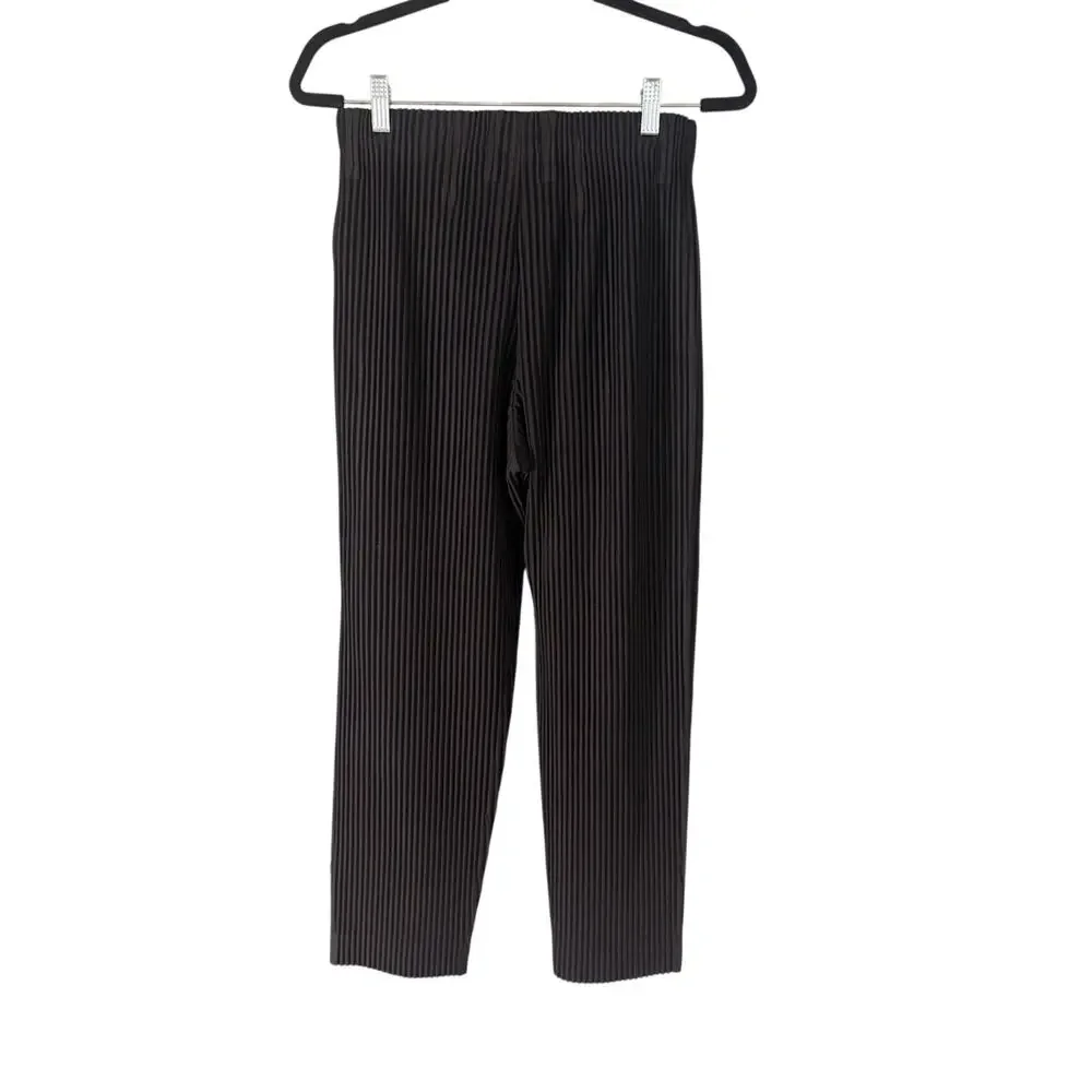 Homme Plissé Issey Miyake Black Pleated Pants Size 1
